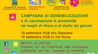 CAMPAGNA DI SENSIBILIZZAZIONE E DI VACCINAZIONE, HUB ALLO STAZZONE E IN VIA ROMA