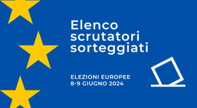 SORTEGGIO SCRUTATORI ELEZIONI EUROPEE 2024